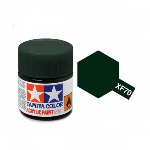 TAMIYA XF-70 DARK GREEN 2 (IJN) - ACRYLIC PAINT MINI (FLAT) 10ML